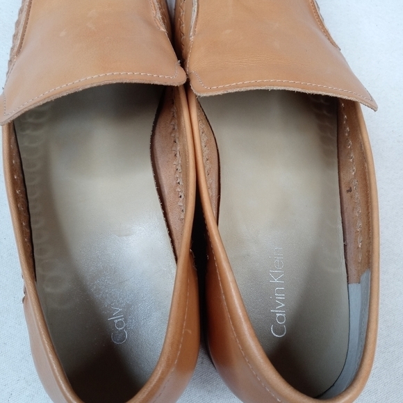 CALVIN KLEIN \'ASTER\' #F2820/J06 BROWN Walnut LOAFE